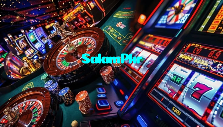 SalamPkr casino presented on mobile device in Pakistan with slots and live games