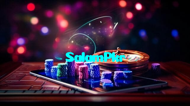 SalamPkr casino presented on mobile device in Pakistan with slots and live games